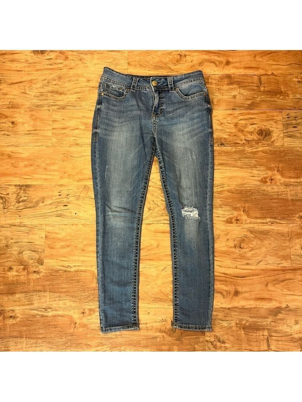Seven7 Starlette mid rise Women's Blue Skinny Jeans size 8